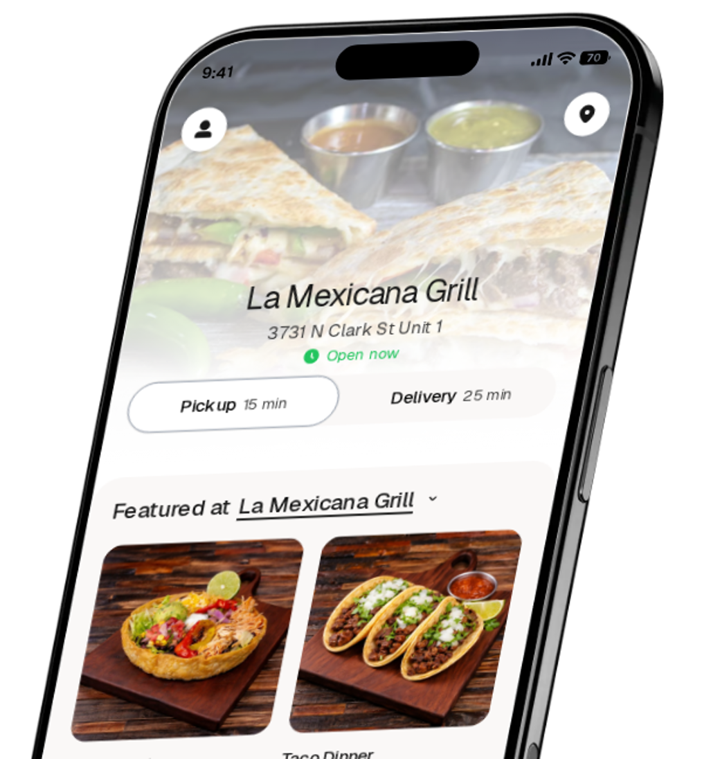La Mexicana Grill app preview
