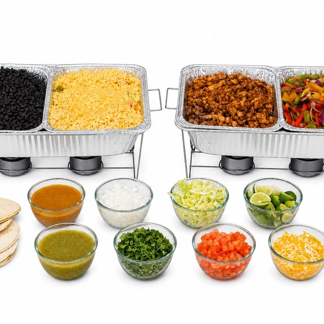 Taco Bar - Two Proteins.