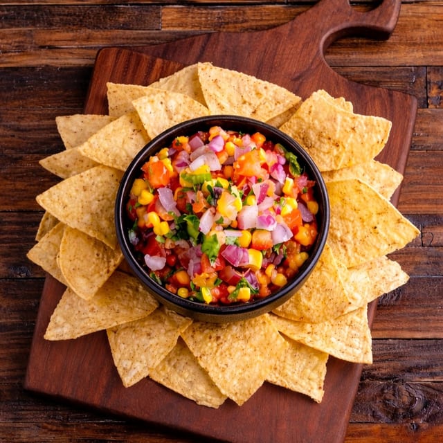 Small Pico de Gallo & Chips.